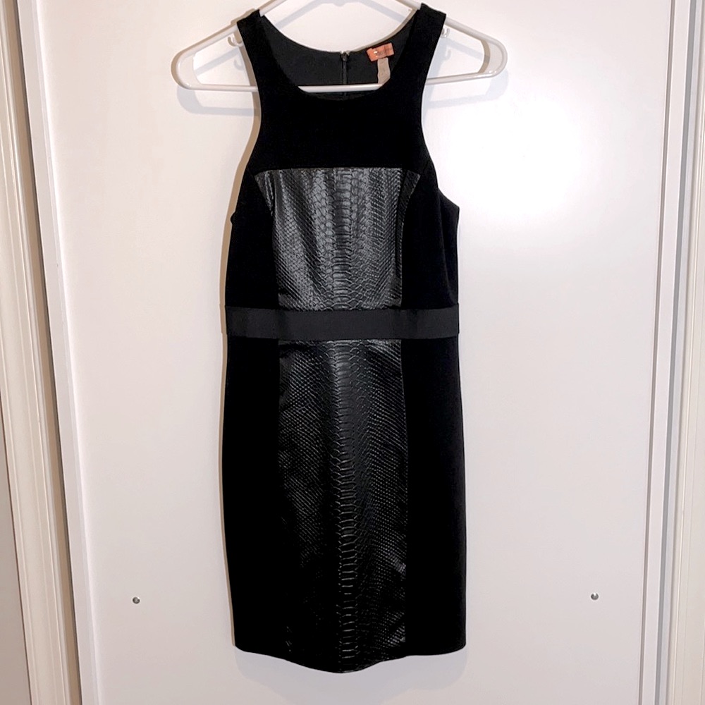 Bailey 44 Snakeskin Detail Lbd